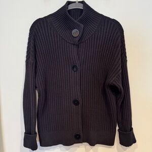 Per Se by Carlisle Chunky Knit Large Button Cardigan Size L